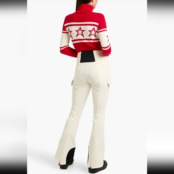 💥 Perfect Moment Chopper Turtleneck Sweater Perfect Moment Piste Stars Red - Picture 6 of 13